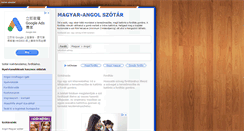 Desktop Screenshot of magyar-angol-szotar.hu